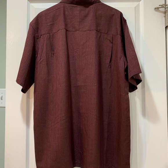 Men’s size XL George burgundy button down shirt - Picture 7 of 7